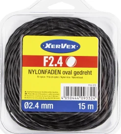 Nylonfaden F2.4 oval 2,4 mm 15 m