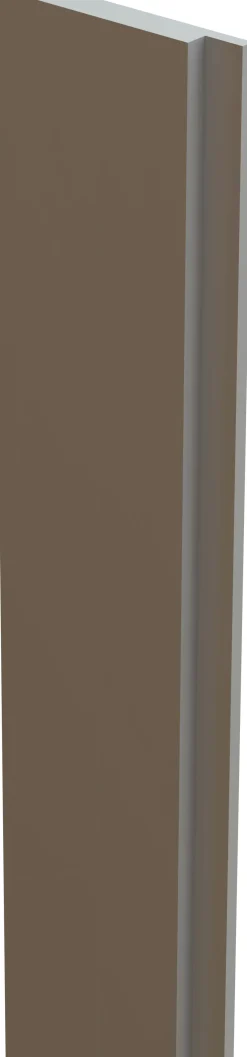 Osmo Nut-Abdeckleiste für Aluminiumpfosten 200 cm, 40 x 27 mm, Aluminium