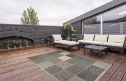 Outdoorteppich Rio beige-blau, 160 x 230 cm