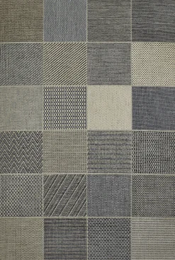 Outdoorteppich Rio beige-blau, 160 x 230 cm