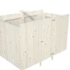 Palmako Gerätehaus für Carport Karl 315 x 196 cm naturbelassen
