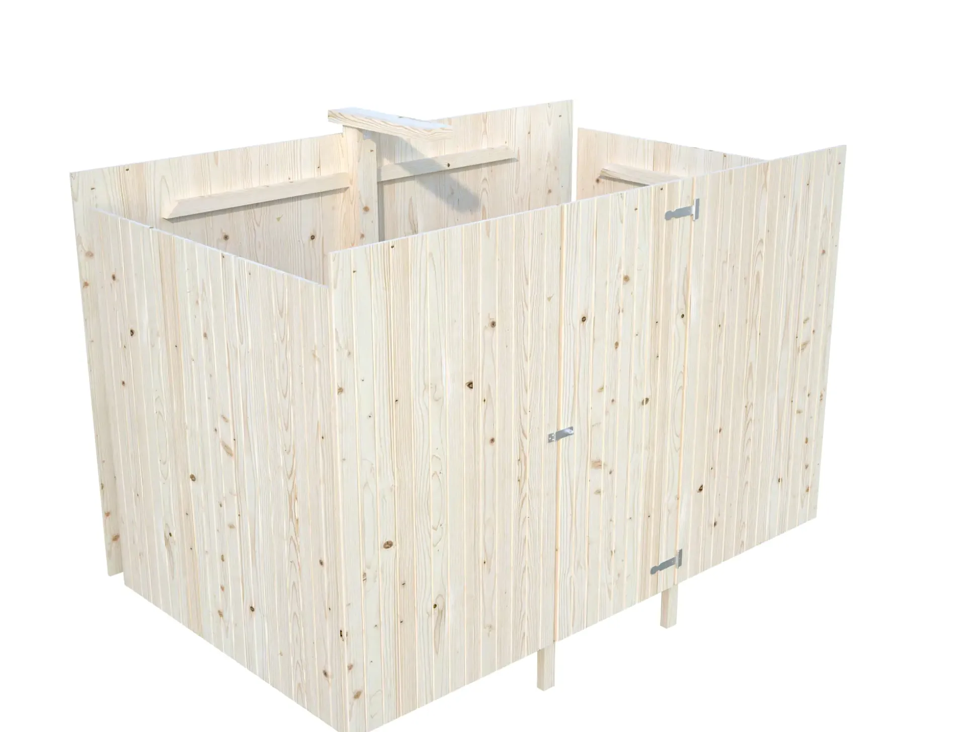 Palmako Gerätehaus für Carport Karl 315 x 196 cm naturbelassen