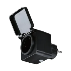 Paulmann Außen-Zwischenstecker Zigbee Typ EF-CEE 7/7 schwarz IP44