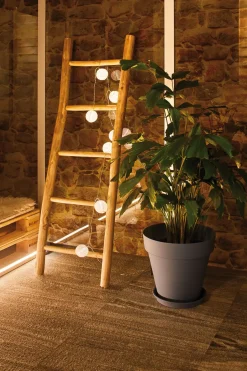 Paulmann LED Akku-Lichterkette Lampion weiß warmweiß 7 Lampions