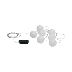Paulmann LED Akku-Lichterkette Lampion weiß warmweiß 7 Lampions