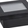 Paulmann LED Solar-Bodeneinbauleuchte Domenic schwarz 8 x 8 cm
