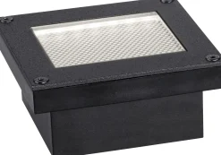 Paulmann LED Solar-Bodeneinbauleuchte Domenic schwarz 8 x 8 cm