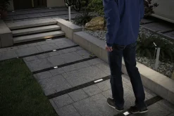 Paulmann LED Solar-Bodeneinbauleuchte Domenic schwarz 8 x 8 cm