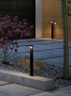 Paulmann LED Solar-Pollerleuchte Ryse anthrazit warmweiß Bewegungsmelder