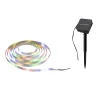 Paulmann LED-Stripe Solar 3 m Dämmerungssensor Akku schwarz kürzbar RGB