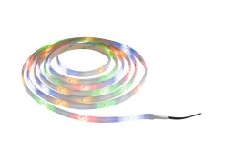 Paulmann LED-Stripe Solar 3 m Dämmerungssensor Akku schwarz kürzbar RGB