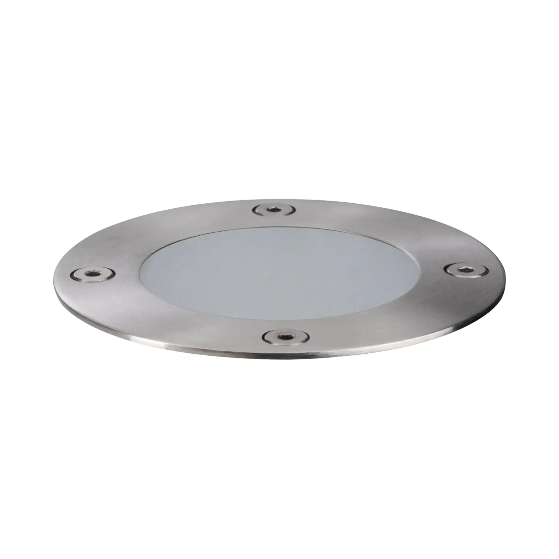 Paulmann Plug & Shine Bodeneinbauleuchte Outdoor silber 9,8 cm warmweiß