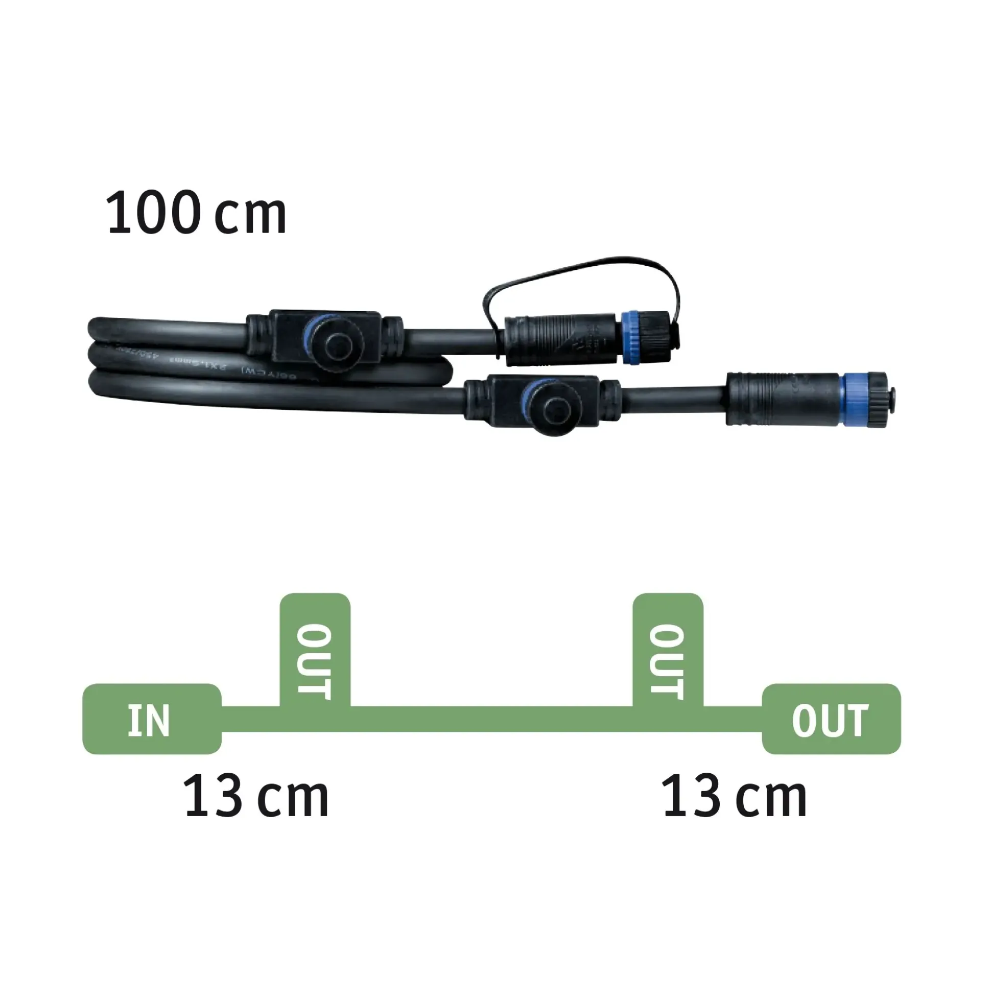 Paulmann Plug & Shine Erdspieß Sting Outdoor anthrazit 29 cm warmweiß