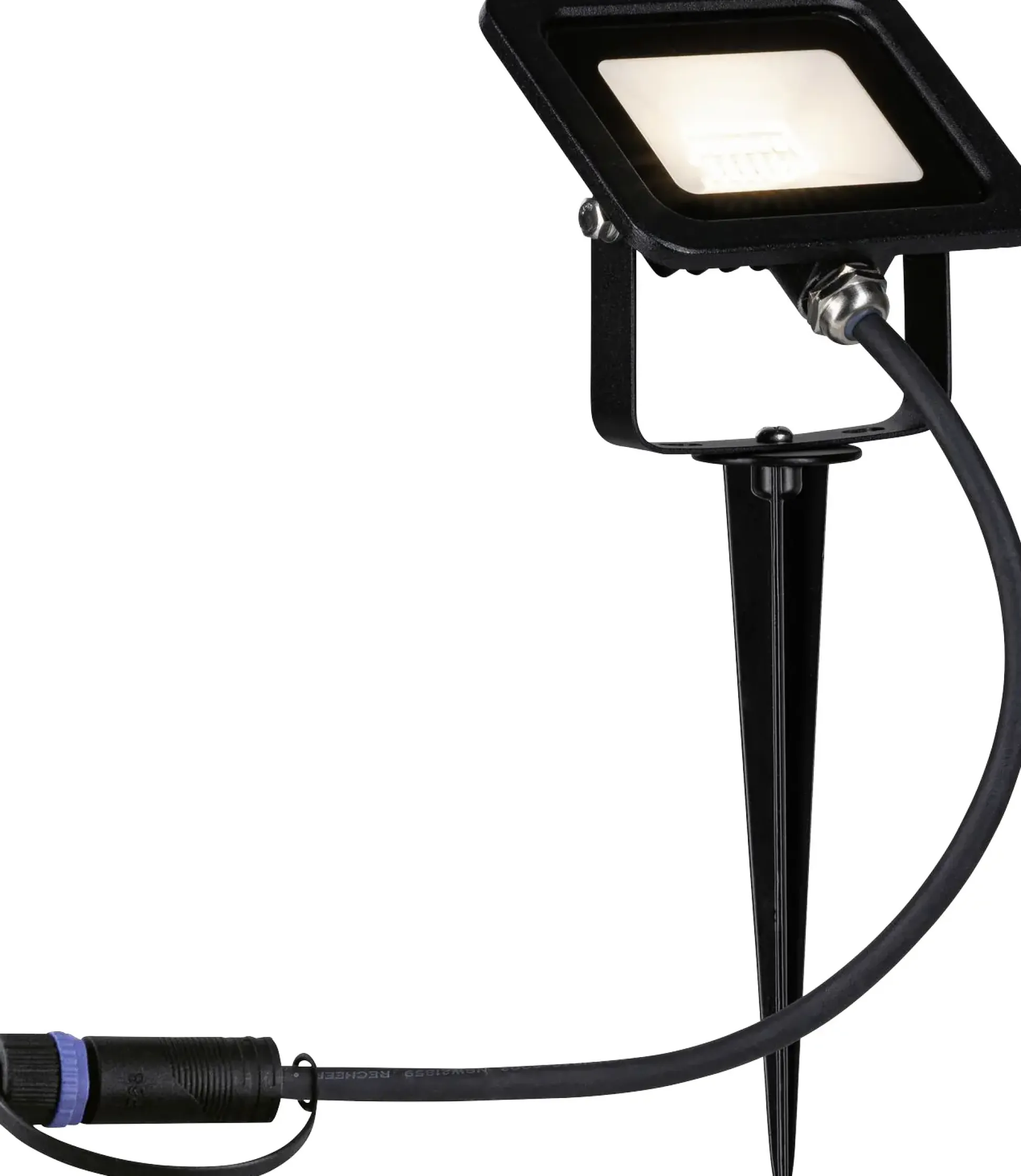 Paulmann Plug & Shine Erdspieß Flood Outdoor mit Erdspieß 10,3 cm warmweiß