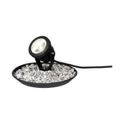 Paulmann Plug & Shine LED Teichleuchte Outdoor schwarz 20 cm warmweiß