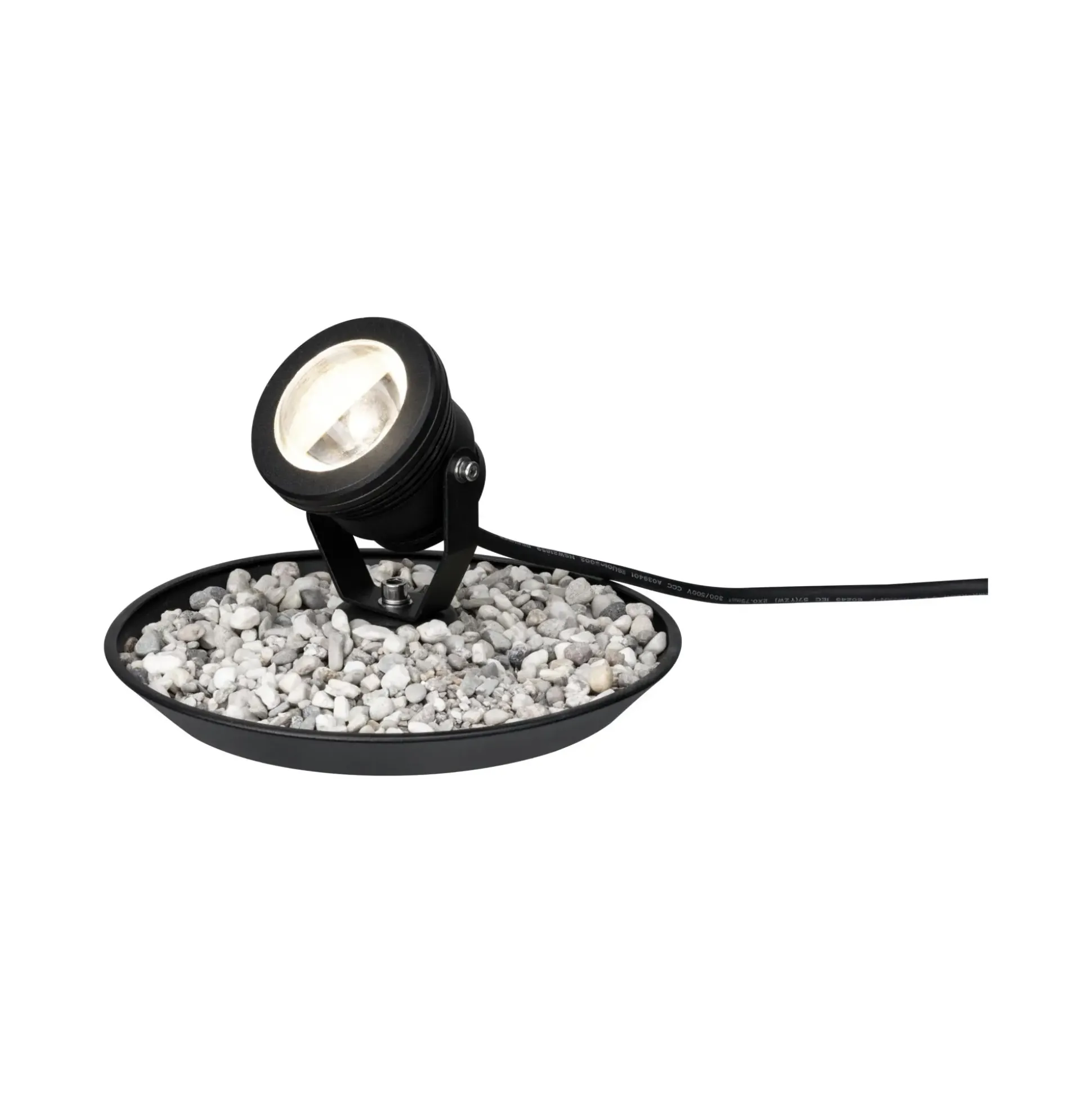 Paulmann Plug & Shine LED Teichleuchte Outdoor schwarz 20 cm warmweiß