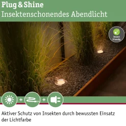 Paulmann Plug & Shine LED Bodeneinbauleuchte Floor insect-friendly 3er-Set