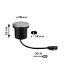 Paulmann Plug & Shine LED Bodeneinbauleuchte Floor insect-friendly Ø 9,8 cm