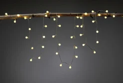 Paulmann Plug & Shine Light Chain 5 Outdoor, schwarz, dimmbar, warmweiß