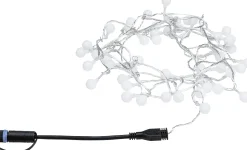 Paulmann Plug & Shine Light Chain 5 Outdoor, schwarz, dimmbar, warmweiß