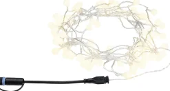 Paulmann Plug & Shine Light Chain 7 Outdoor, schwarz, dimmbar, warmweiß