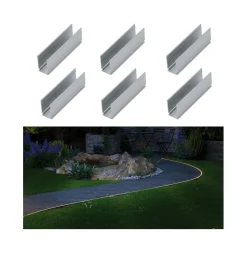 Paulmann Plug & Shine Neon LED-Stripe Clip Outdoor 5 cm 6 Montage-Clips