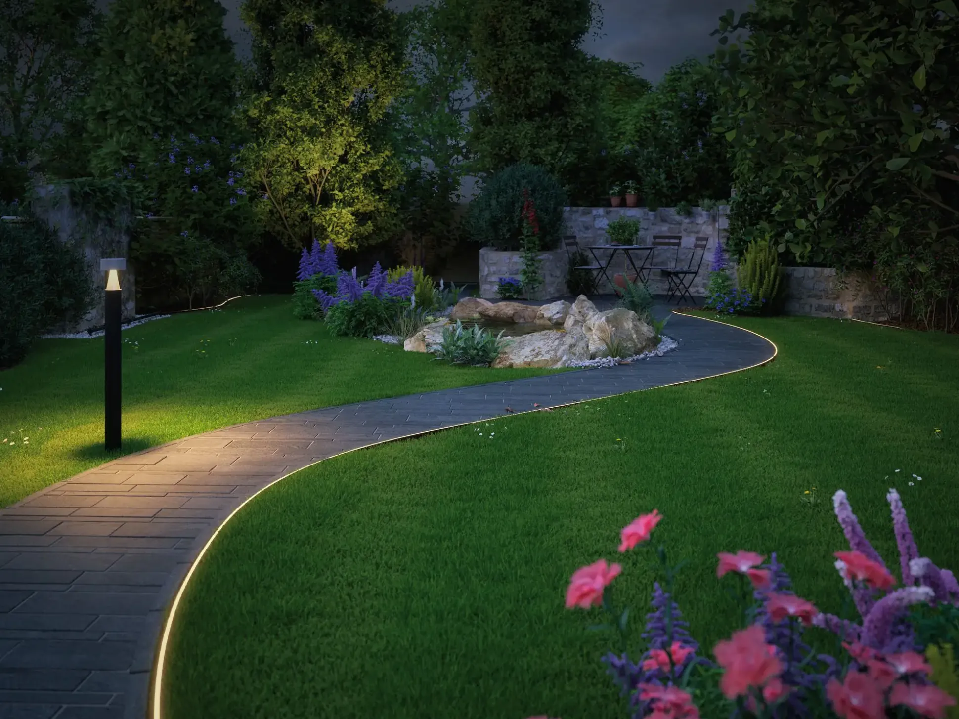 Paulmann Plug & Shine Neon LED-Stripe Outdoor flexibel 5 m warmweiß