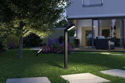 Paulmann Plug & Shine Poller Ito Outdoor, anthrazit, dimmbar, warmweiß