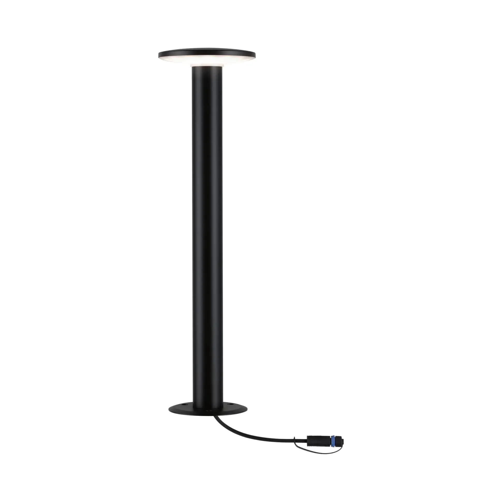 Paulmann Plug & Shine Poller Plate Outdoor anthrazit 60 cm warmweiß
