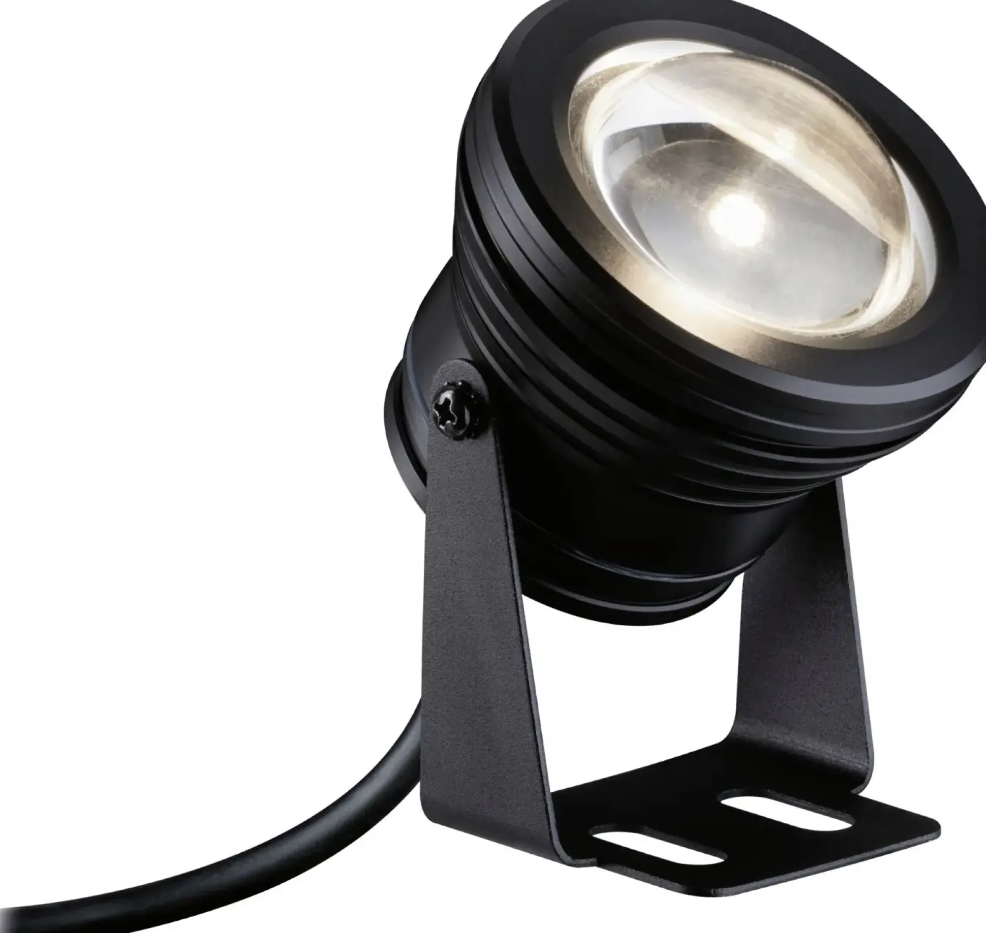 Paulmann Plug & Shine Pool Spot Outdoor, schwarz, dimmbar, warmweiß