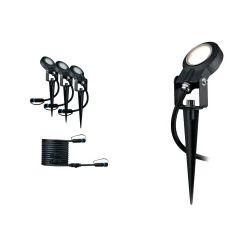 Paulmann Plug & Shine Spot Sting Ergänzungsset Outdoor 3er-Set
