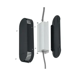 Paulmann Plug & Shine Trafoabdeckung Outdoor grau 26 cm Kunststoff