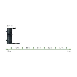 Paulmann Plug & Shine Verbindungskabel Outdoor schwarz 15 m