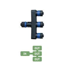 Paulmann Plug & Shine Verteiler 3-fach Outdoor schwarz