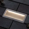 Paulmann Solar LED Bodeneinbauleuchte Aron 20 x 10 cm mit Bewegungsmelder