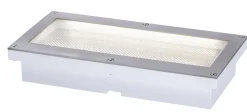 Paulmann Solar LED Bodeneinbauleuchte Aron 20 x 10 cm mit Bewegungsmelder