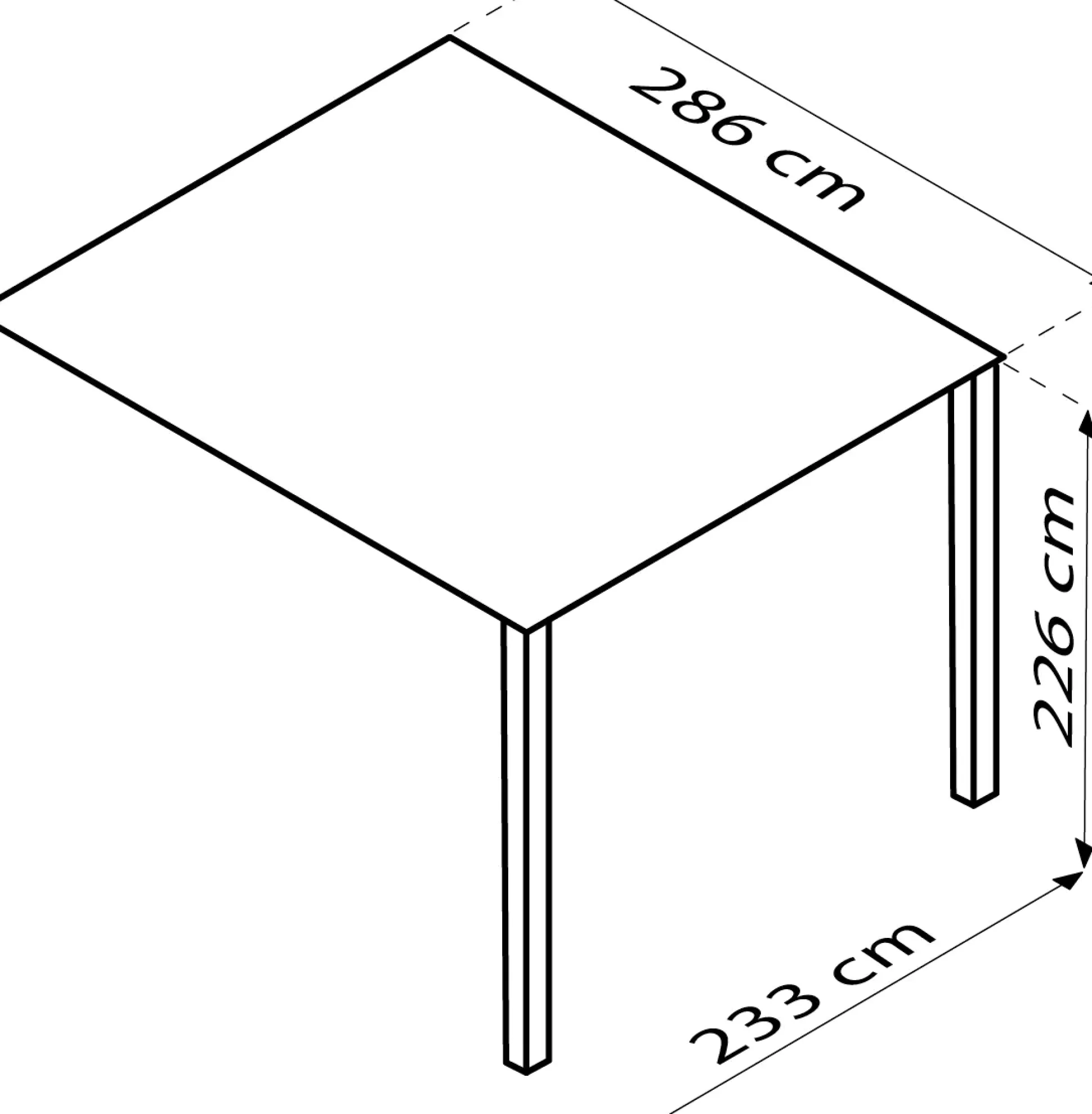Pergart Metallgerätehaus Rheinfelden 78 Set 245 x 204 x 226 cm anthrazit