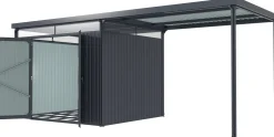 Pergart Metallgerätehaus Rheinfelden 108 Set 290 x 245 x 226 cm anthrazit