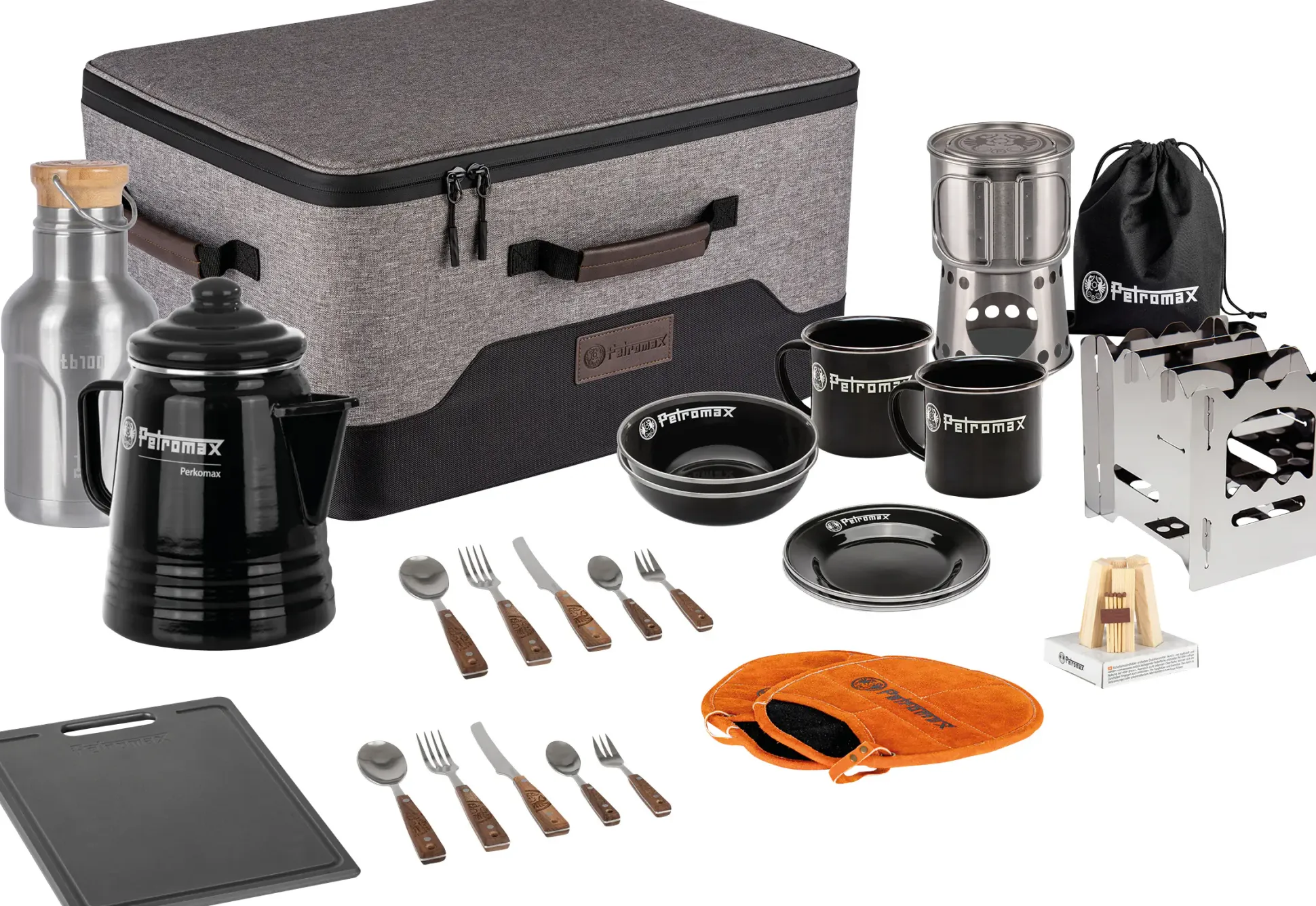 Petromax Abenteuer-Picknick-Box 12-teilig