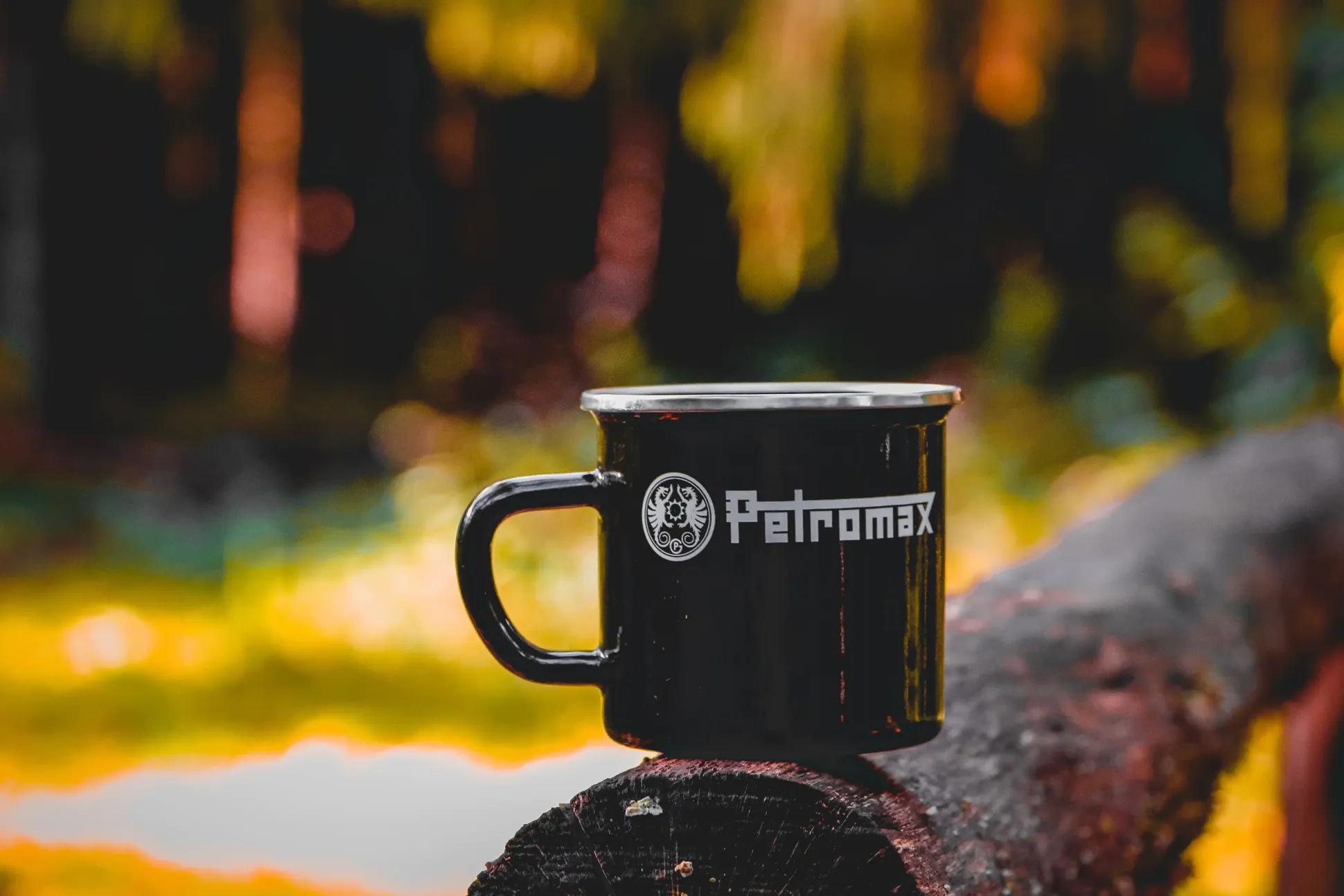 Petromax Becher Emaille schwarz