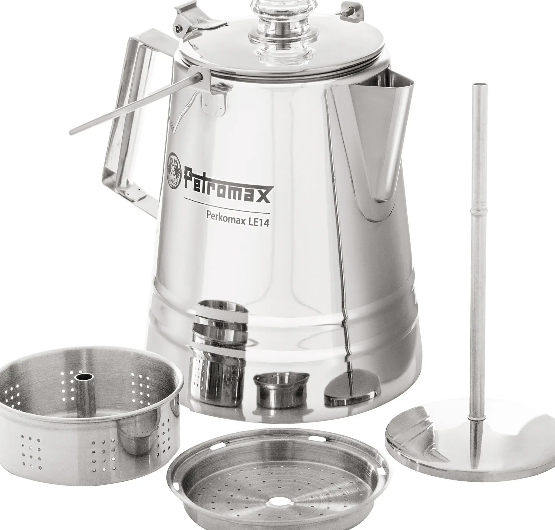 Petromax Perkolator Perkomax le14 aus Edelstahl 1,5 L