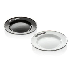 Petromax Teller Emaille 2er Set 22 cm weiss