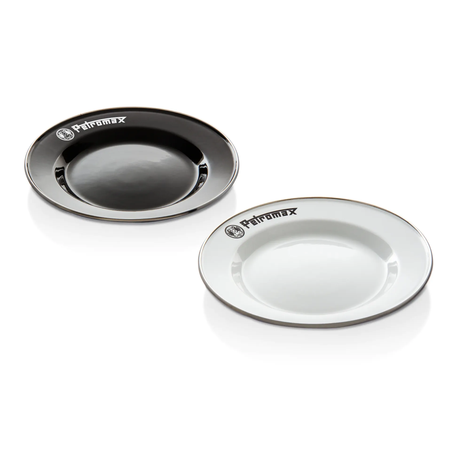 Petromax Teller Emaille 2er Set 22 cm weiss