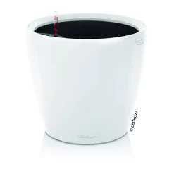 Pflanzentopf Classico Color Ø 22 × 20 cm weiß mit Bewässerungssystem
