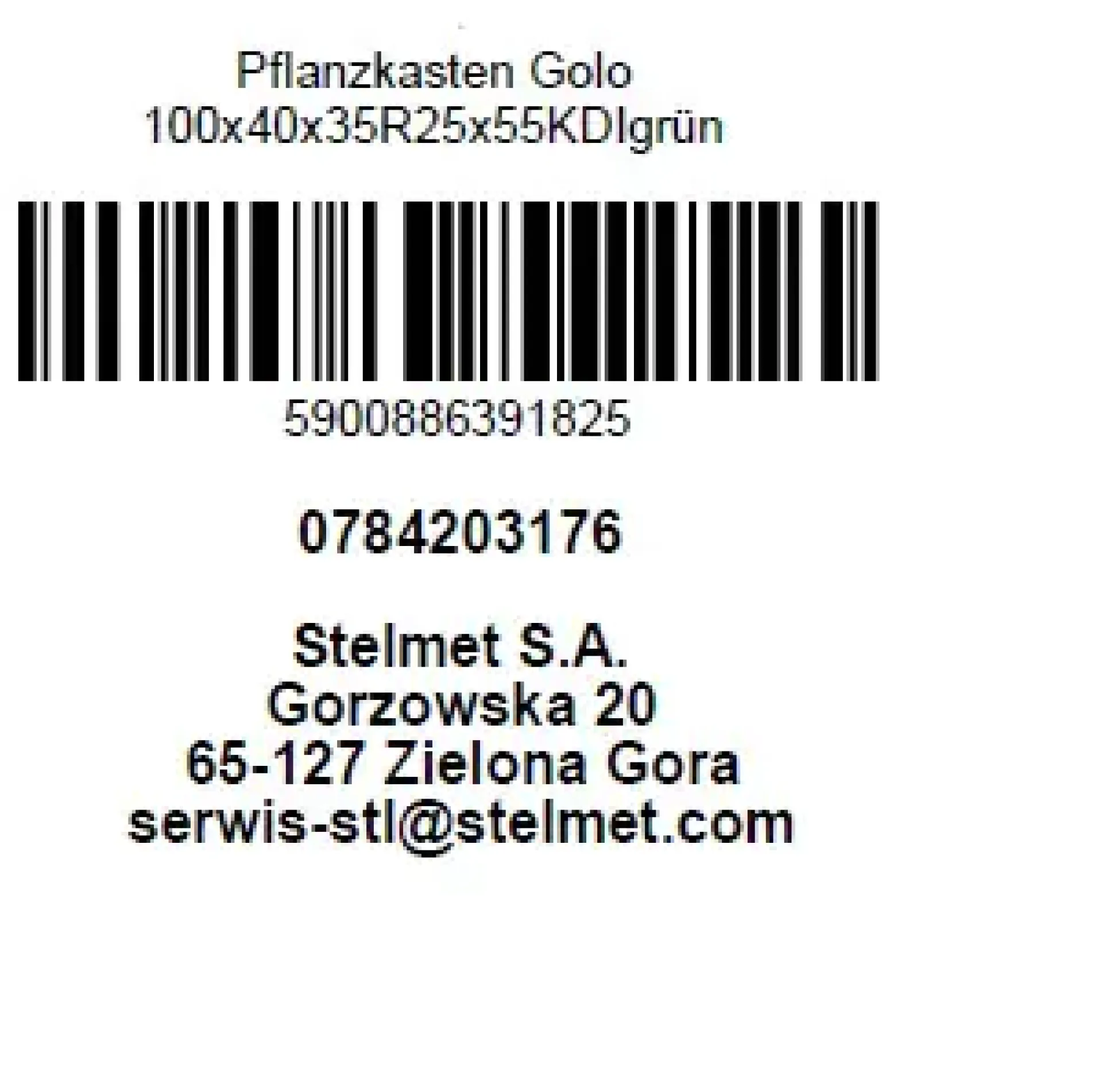 Pflanzkasten Golo 100 x 40 cm mit Wurzeltuch