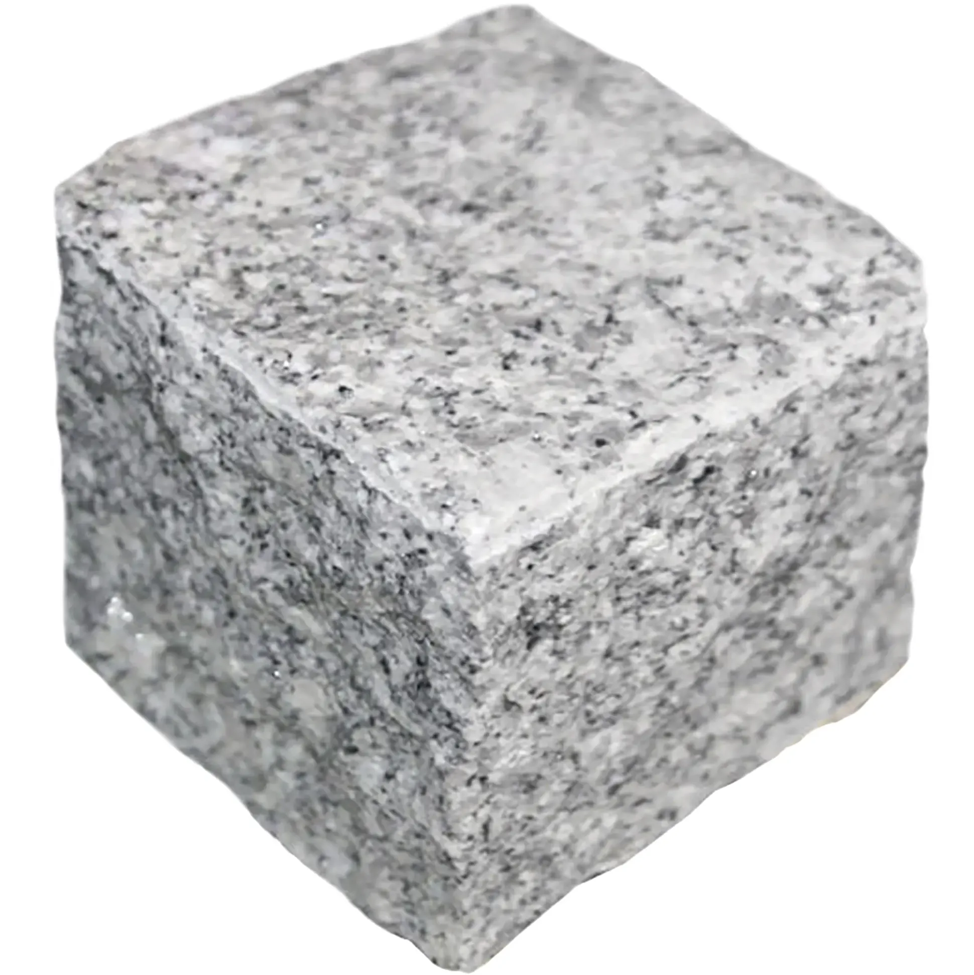 Pflasterstein Granit 9 x 9 x 9 cm grau