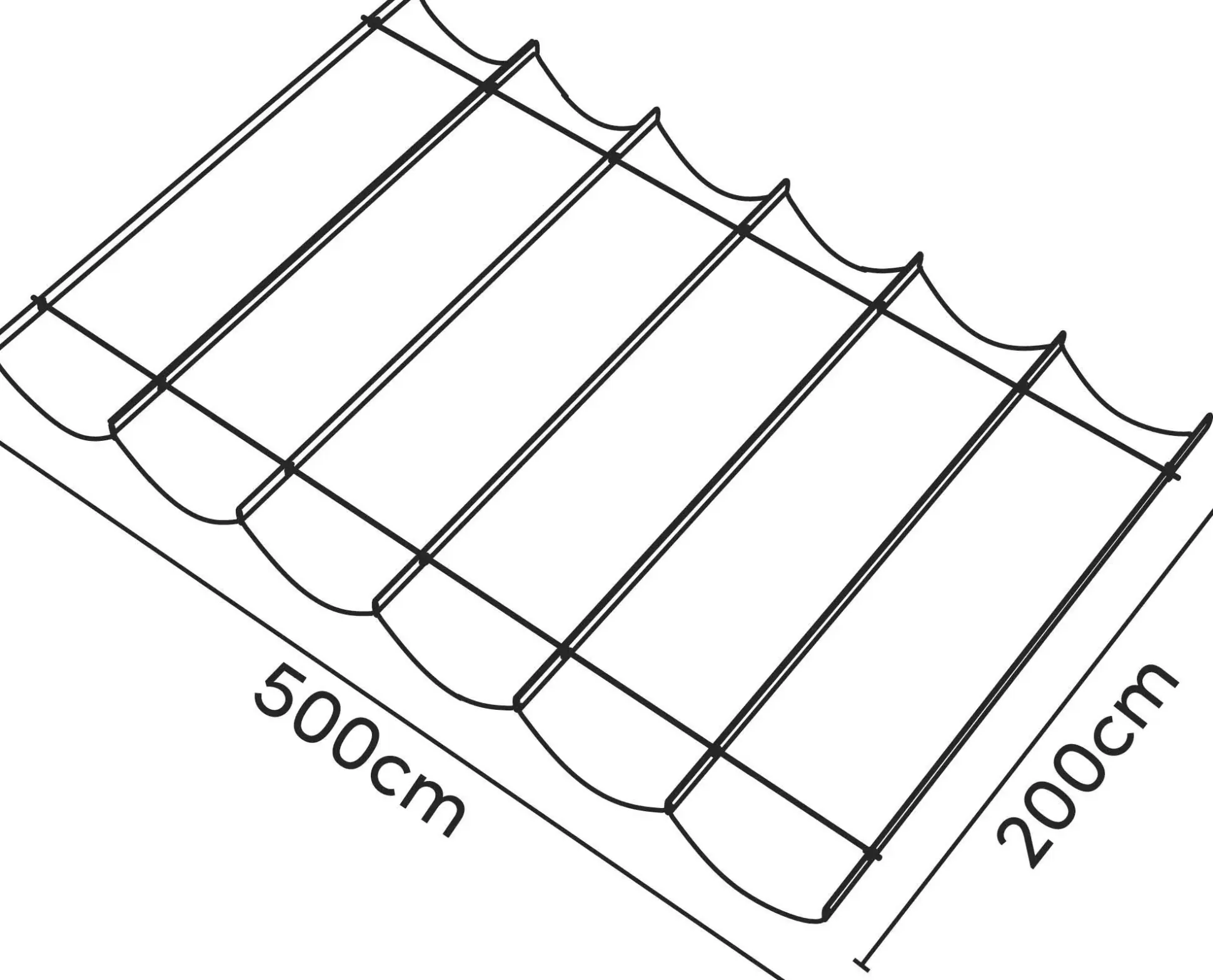 Platinum Faltsonnensegel Coolfit 2 x 5 m altweiß