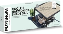 Platinum Faltsonnensegel Coolfit 2 x 3 m grau