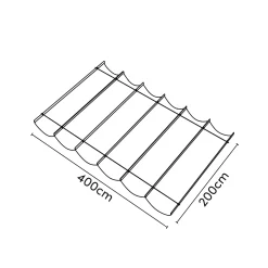 Platinum Faltsonnensegel Coolfit 2 x 4 m sand