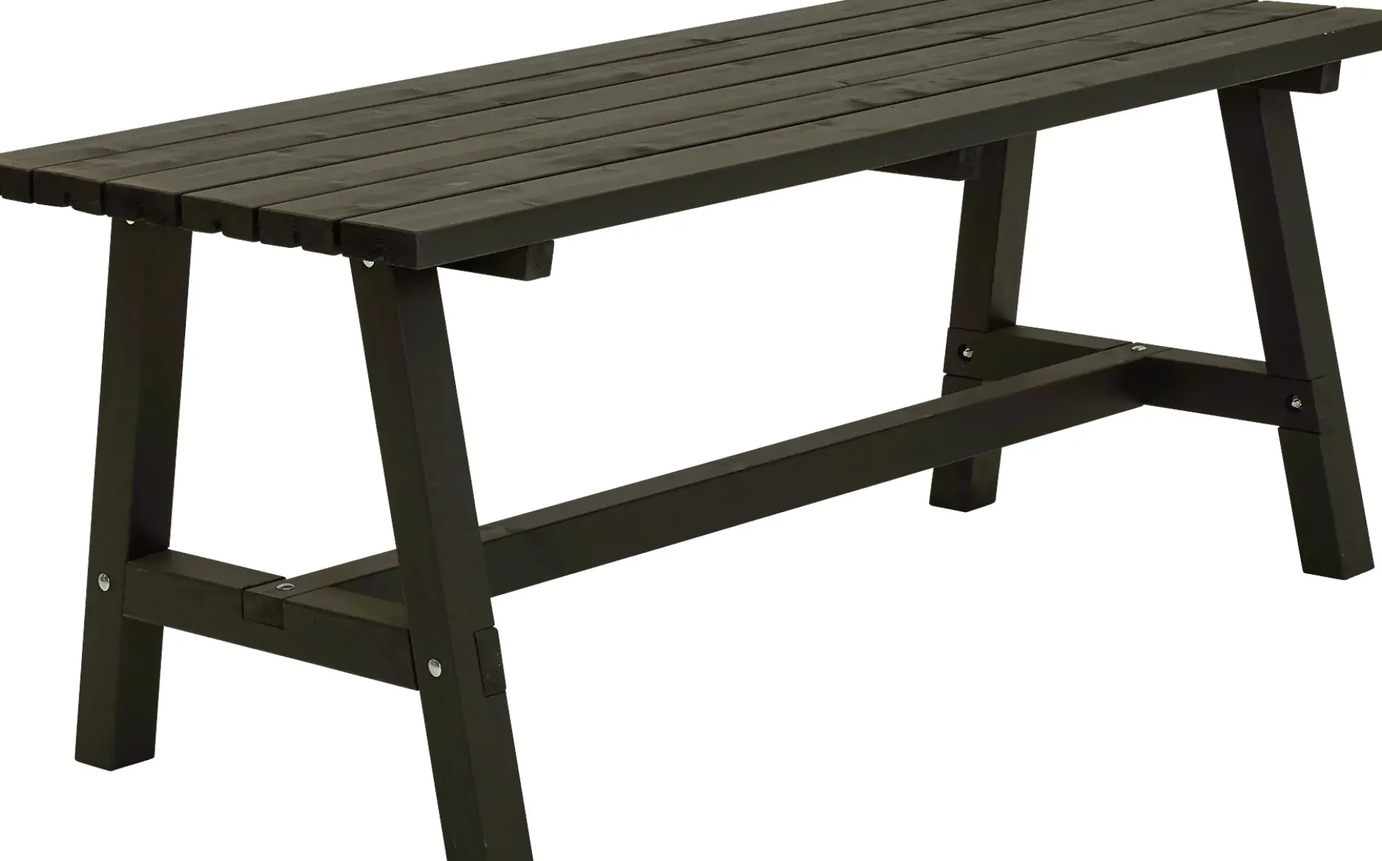 Plus Country Plankentisch 177 x 75 x 72 cm RAL 9005 Schwarz